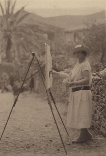 Przy pracy w Collioure w Pirenejach Wschodnich, ok. 1925