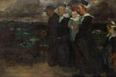 „Smutny kraj”, 1906<br>olej na płótnie<br>97,7 x 147,5 cm