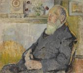 „Portret ojca artystki Fabiana Klingslanda”, ok.1907<br>olej na płótnie<br>90 x 100 cm