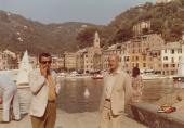Z Leszkiem Meyerem, Portofino ok. 1972
