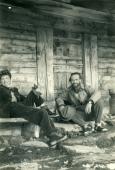 Z Markiem Żuławskim w Villars, Szwajcaria 1947