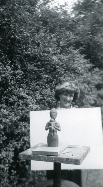 Przed studiem, Londyn ok. 1955