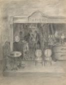 Bez tytułu (szkicownik), 1942<br>ołówek, papier<br>29 x 22,5 cm<br>(Wł. MUT)