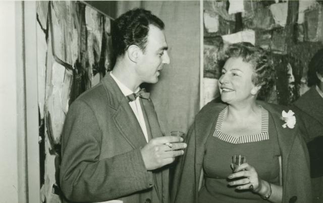 Wernisaż wystawy Davida Chapina, Drian Galleries 1958