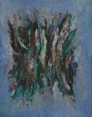 "Lyrical Sonnet", 1960<br>olej na płótnie<br>46 x 35,5 cm<br>(Wł. MUT)