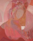 ["Różowa Madonna"], b.r.<br>olej na płótnie<br>141 x 112 cm<br>(Wł. MUT)