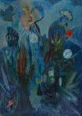Bez tytułu, 1963<br>olej na płótnie<br>161 x 113 cm<br>(Wł. MUT)