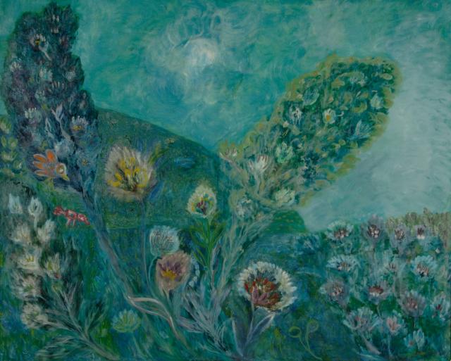 "End of Summer",1972<br>olej na płótnie<br>102 x 127 cm<br>(Wł. MUT)