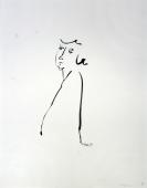 „Pinzel”, Argentyna, 1979<br>papier, tusz<br>27,9 x 21,9 cm<br>(Wł. MUT)