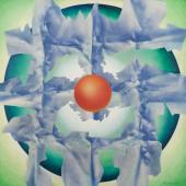 "Słońce II", 1979<br>olej, płótno<br>100 x 100 cm<br>(Wł. prywatna) 