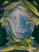 "Milionerka z Florydy IV" / "Florida Millionairesse IV", 1979<br>olej, papier na płycie<br>61 x 46 cm <br>(Wł. prywatna)