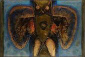 "Ptak", 1964<br>olej, płótno<br>100 x 150 cm<br>(Wł. prywatna) 