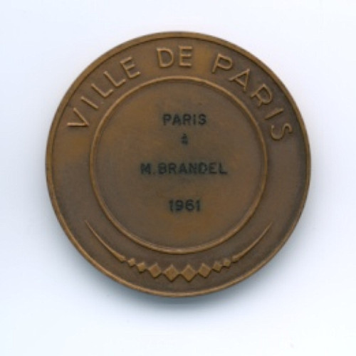 Médaille de la Ville de Paris, 1961