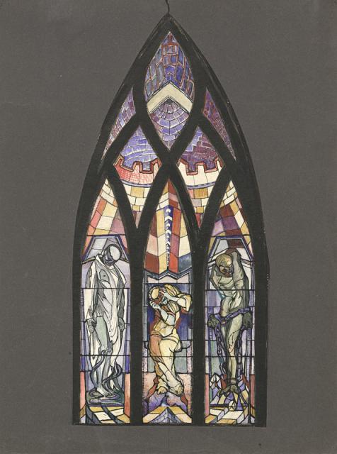 Projekt witraży, ok. 1924<br>(Wł. MUT)