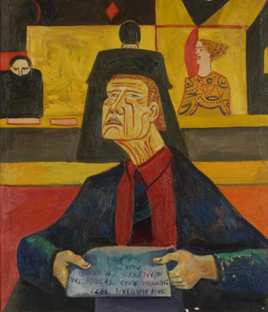 Bez tytułu, 1977<br>olej na płótnie