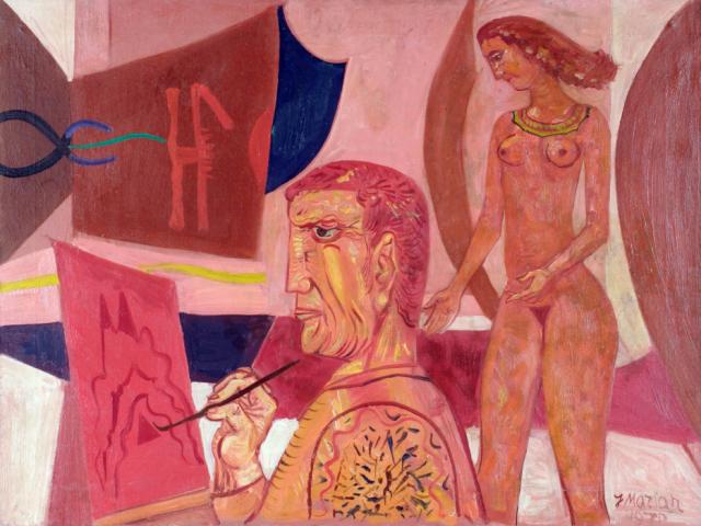 Bez tytułu, 1970<br>olej na płótnie