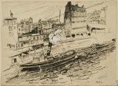 „Barki”, [b.r.]<br>tusz<br>35 x 50 cm