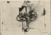 Bez tytułu, 1960<br>tusz<br>29,5 x 42 cm
