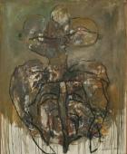"La silhouette", 1962<br>olej na płótnie<br>102 x 83 cm