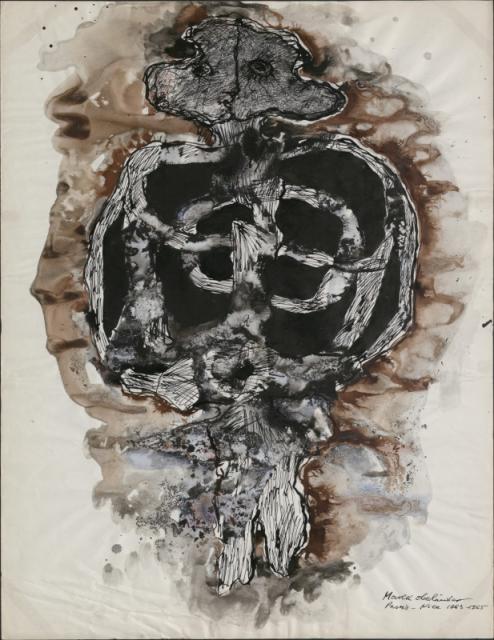 "Sylweta", Paryż-Nicea 1963-1965<br>akwarela, tusz<br>64,5 x 50 cm