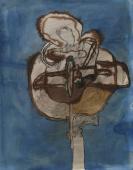 Bez tytułu, Paryż 1964<br>akwarela, tusz<br>31,1 x 24,2 cm