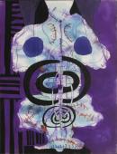 Bez tytułu, 1966<br>akwarela, tusz<br>64,5 x 49,5 cm