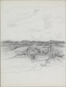 Bez tytułu, Aix-en-Provence 1969<br>ołówek<br>65 x 50 cm