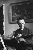 W londyńskiej pracowni, ok. 1939