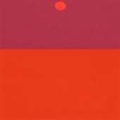 "Pustynia"  (cykl "Gilgamesz"), ok. 1979<br>serigrafia, kolaż<br>56 x 53,6 cm<br>(Wł. MUT)