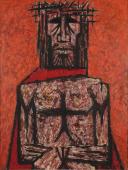 „Ecce Homo V”, ok. 1958<br>olej na płycie pilśniowej<br> 122 × 92 cm