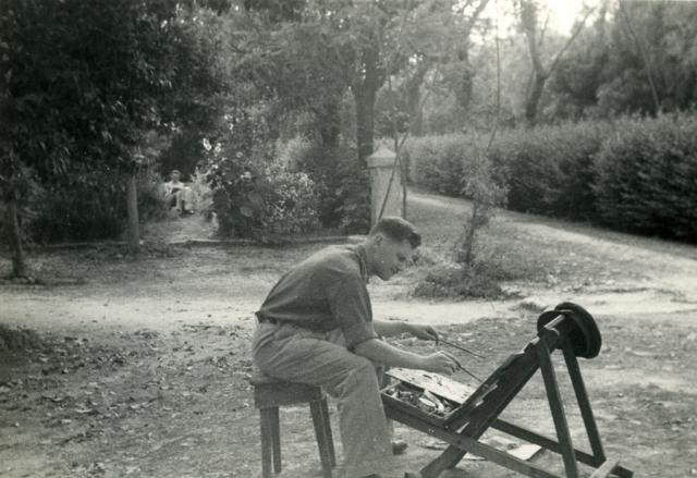 Przy pracy, lata 50.
