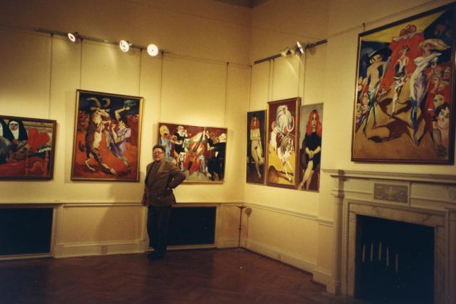 Wystawa w Polskim Instytucie Kulturalnym, Londyn, listopad 1990