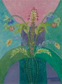 bez tytułu, 1992 olej na płótnie 101 × 76 cm sygn. p.d.: Nalecz 92.