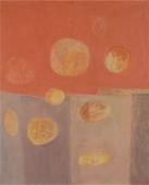 bez tytułu, 1962 olej na płótnie, 100 × 81 cm sygn. p.d.: Nalecz 62
