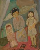 A Chilo’s dream, b.r. olej na płótnie, 60,5 × 49,5 cm sygn. p.d.: hn.