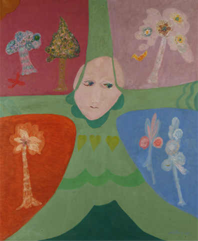 1966 olej na płótnie 142 × 116 cm sygn. p.d.: Nalecz 66.