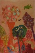Green dragon in paradise, 1972 olej na płótnie 183 × 124 cm, bez sygn.