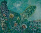 End of summer, 1972 olej na płótnie 102 × 127 cm sygn. p.d.: Nalecz 72